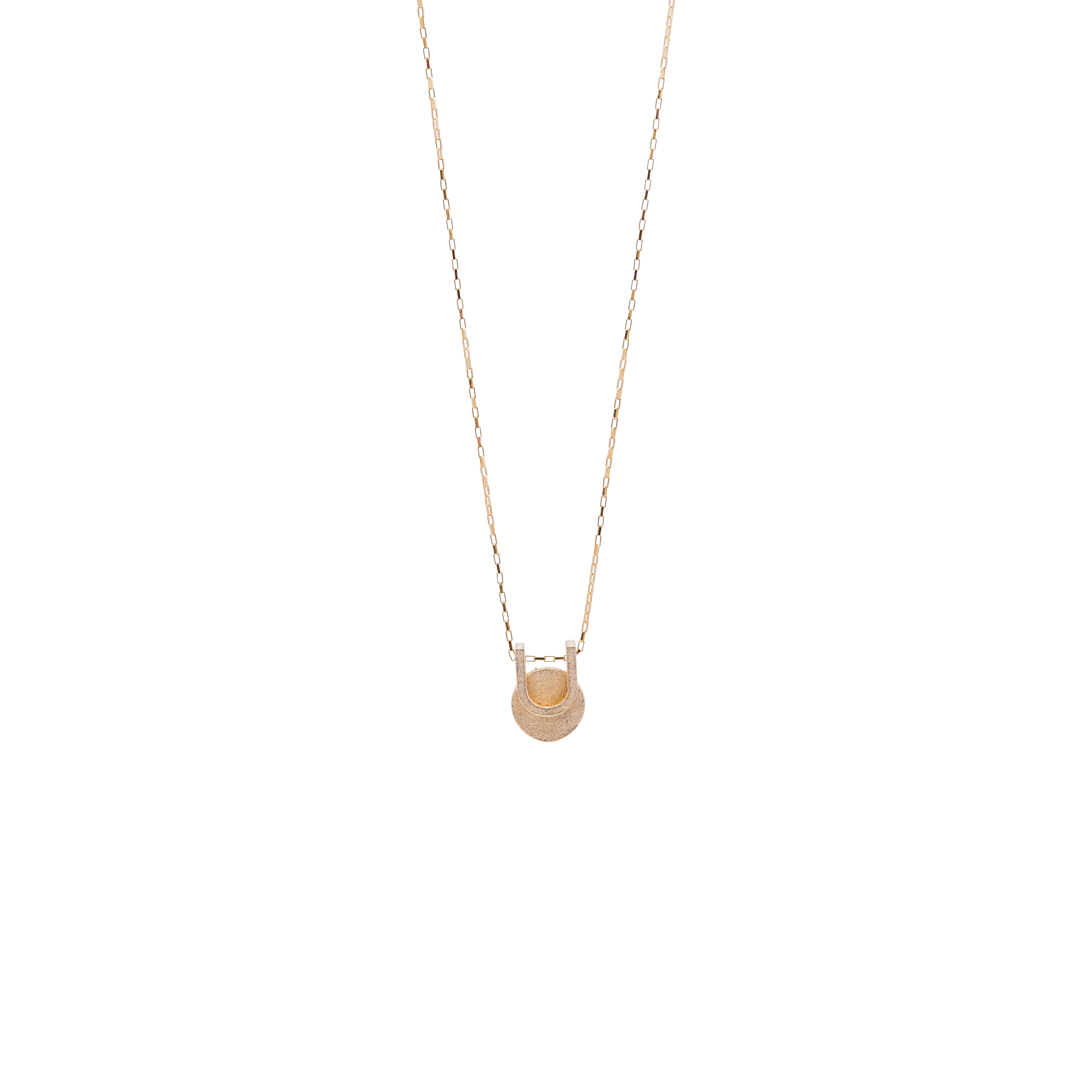 Bauhaus Disc Short Necklace - OLA | 3d printed jewelry